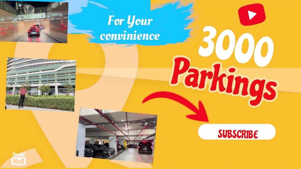 OMG😱 🚗 3000 Car parking facillity@ Burj khalifa area.