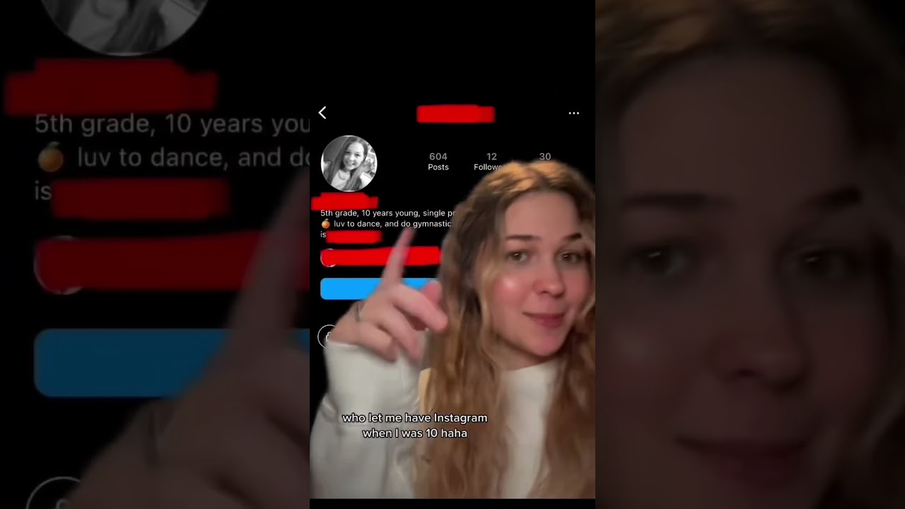 having Instagram when I was 10 years old