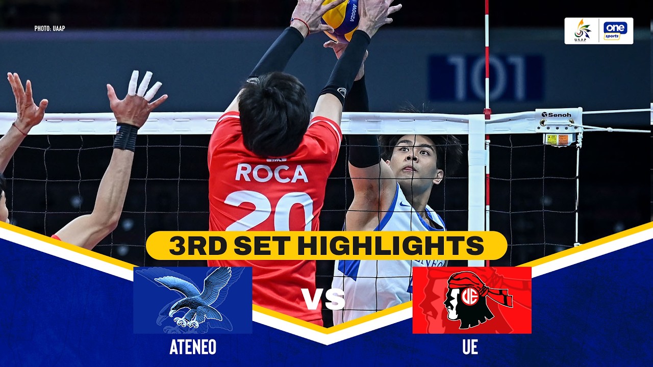 ATENEO vs UE | SET 3 HIGHLIGHTS | UAAP SEASON 88 MEN&rsquo;S VOLLEYBALL | MAR 14, 2026