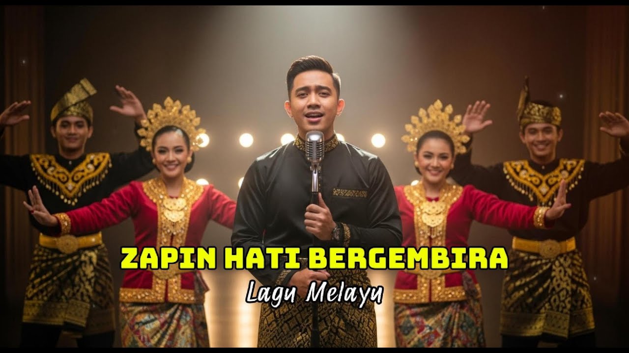 Zapin Hati Bergembira | Lagu Melayu Tradisional Ceria & Berjiwa Pantun