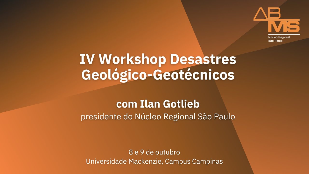 Ilan Gotlieb - IV Workshop Desastres Geológico-Geotécnicos (2025)