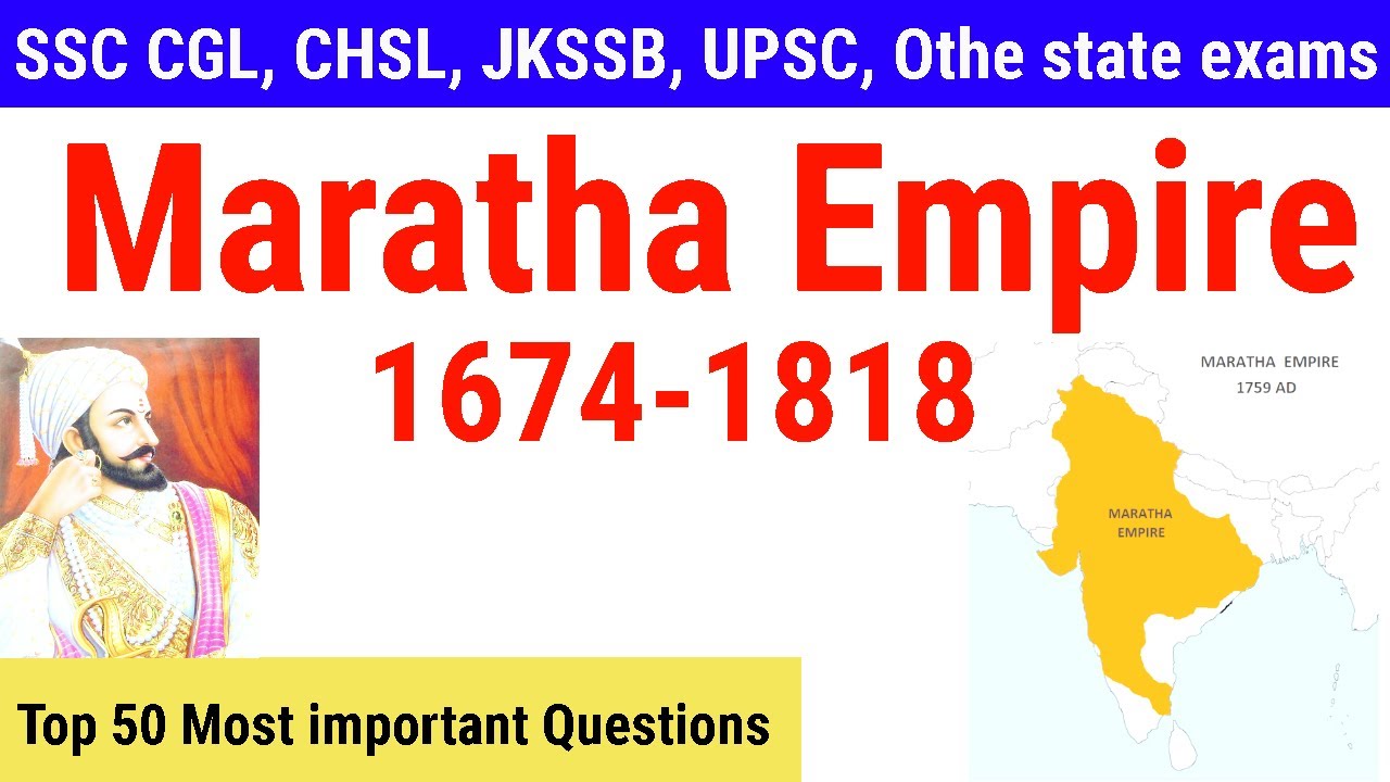 Maratha empire questions and answers | Maratha Empire mcq for ssc |  #Marathaempire #history