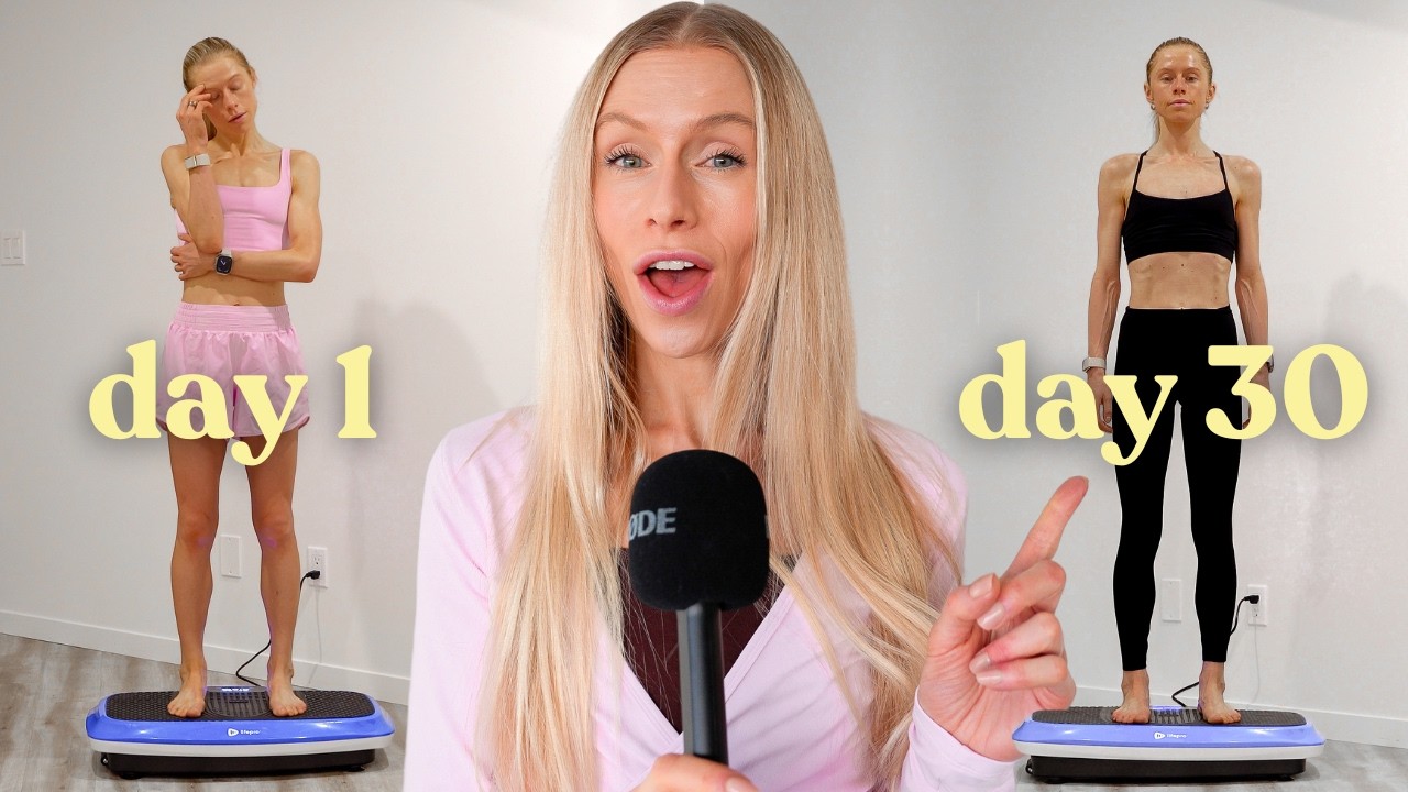 I Tried a Vibration Plate for 14 days *is it worth it?*