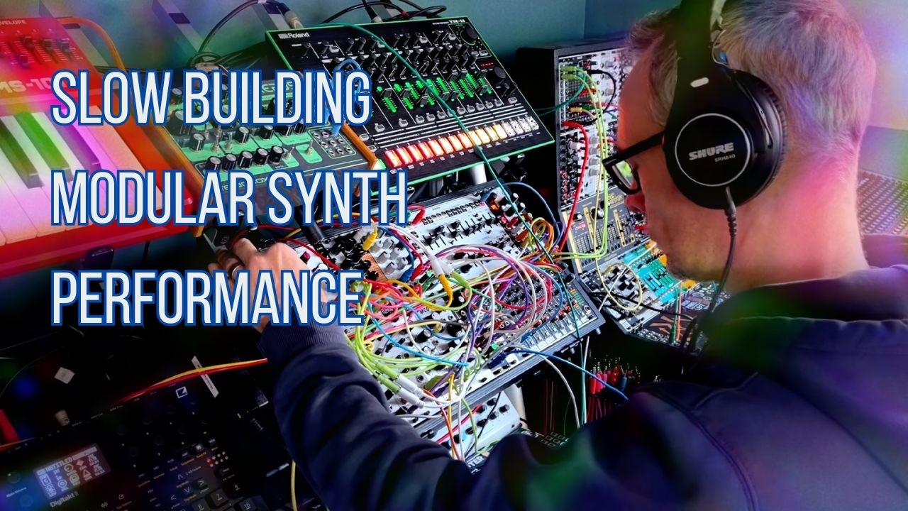 Slow building modular synth performance #modularsynth #eurorack #synth #analogsynth