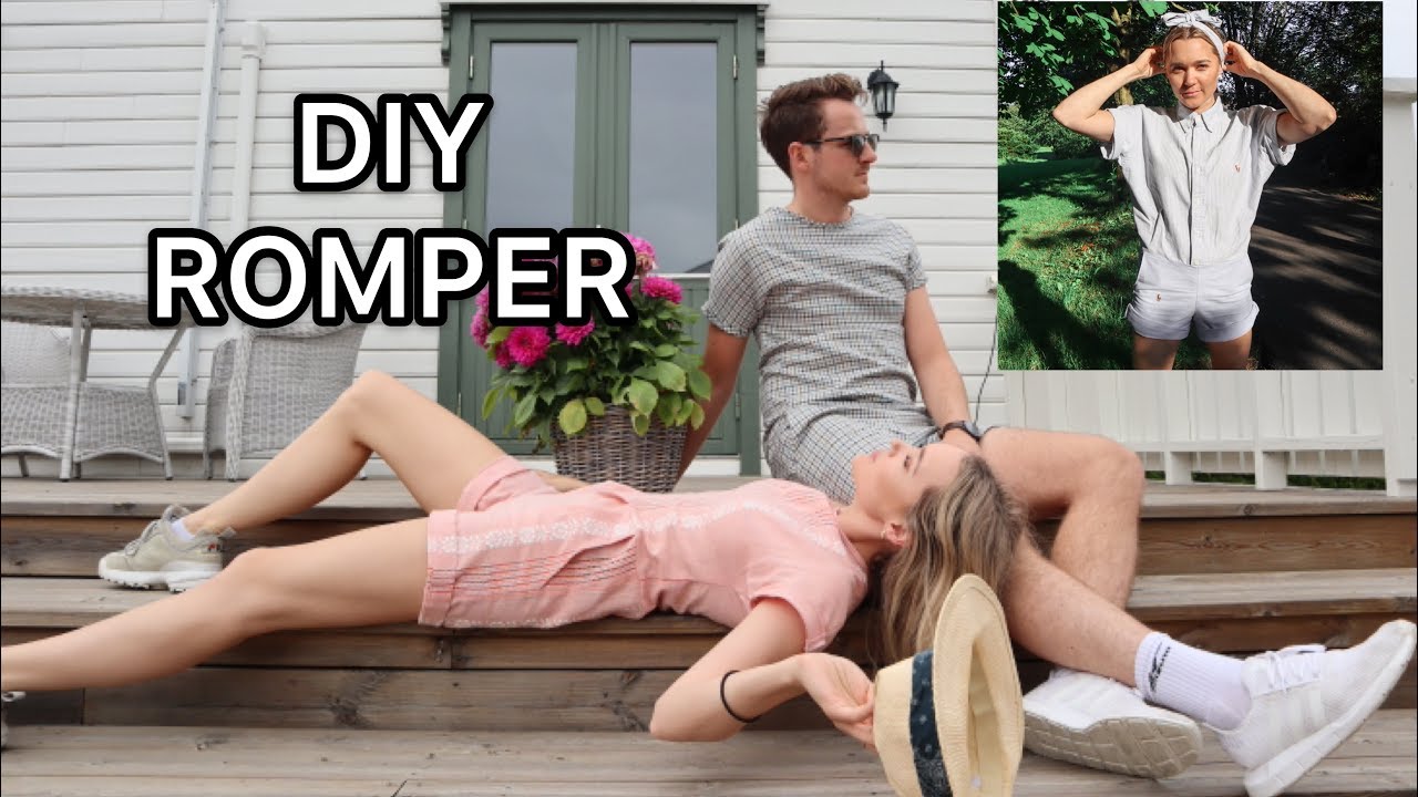 sy ROMPER av to skjorter (oppskrift)