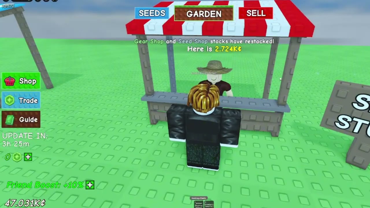 Grow a garden with XYB PART 2!!!