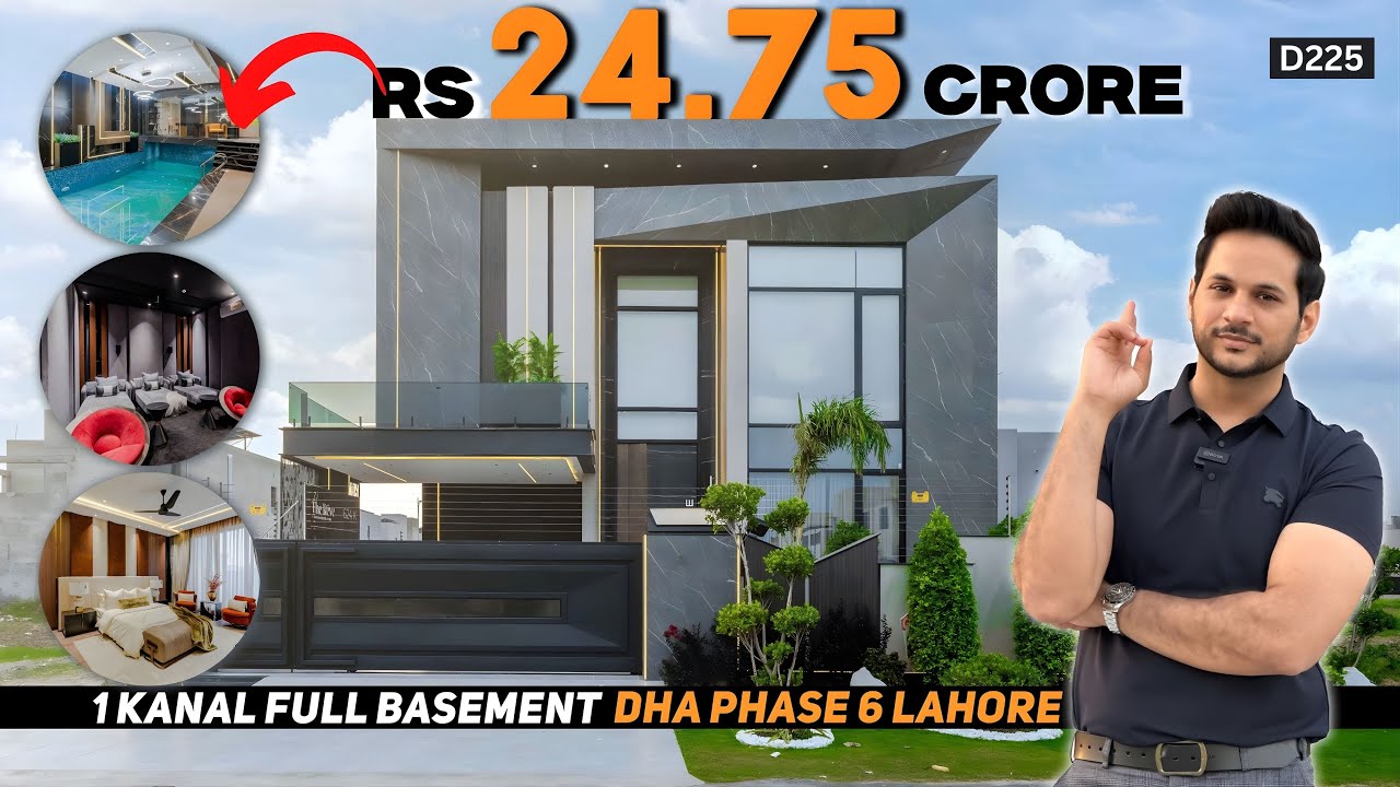 This 1 Kanal House Has a Lift, Pool & Home Theatre! 😱 | DHA Phase 6 Lahore