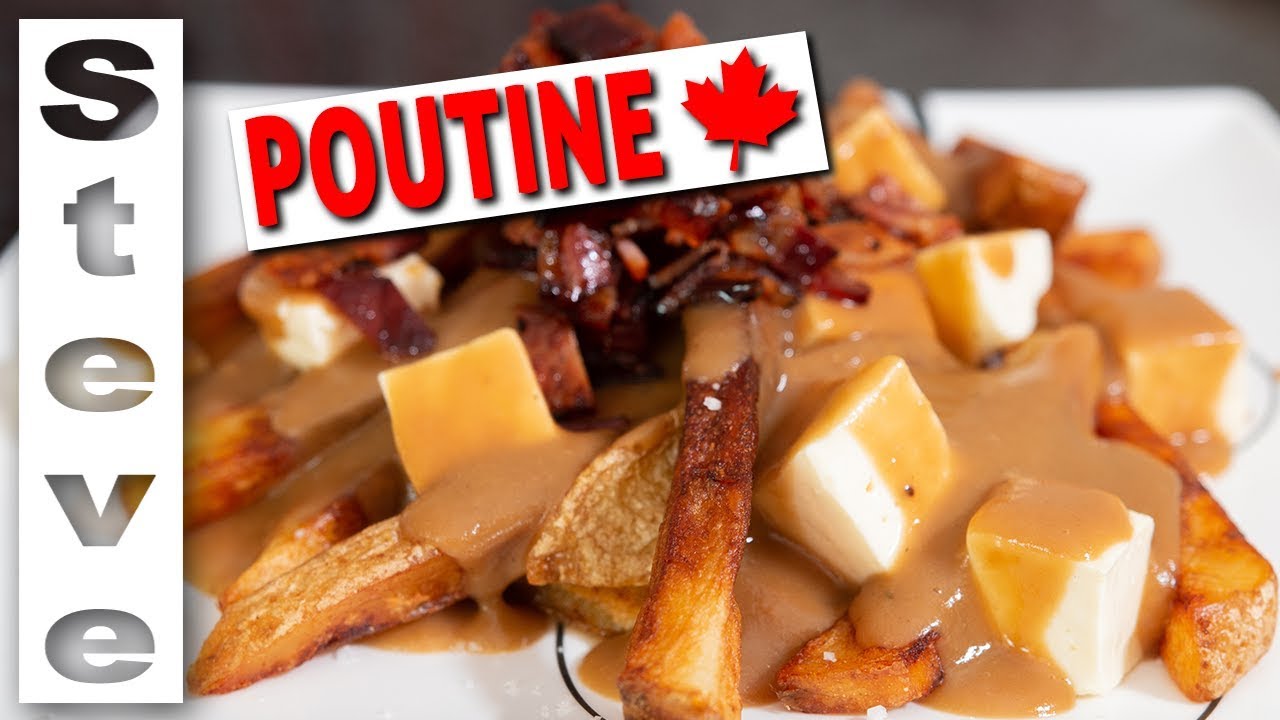 CANADIAN POUTINE - How to make Poutine with Curds