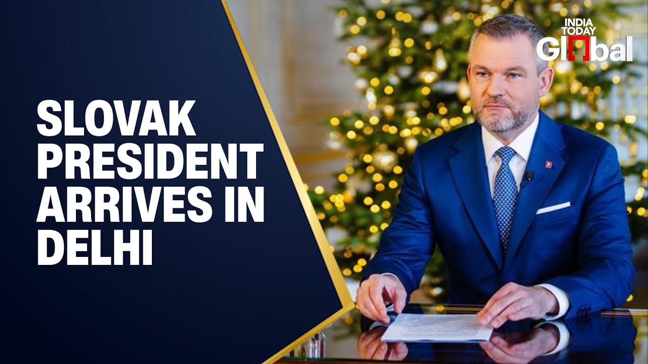 LIVE: Slovakia President Peter Pellegrini Arrives in New Delhi for India AI Impact Summit 2026