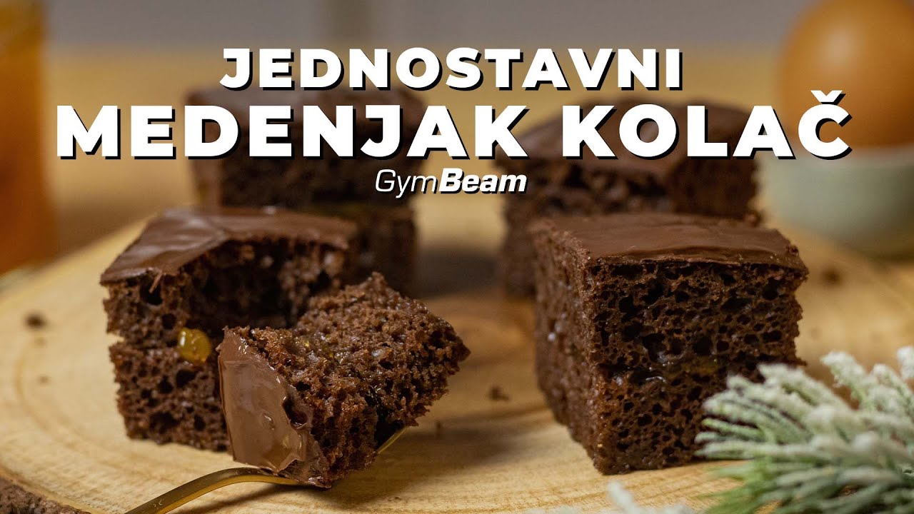 Jednostavni medenjak kolač s džemom i čokoladnom glazurom l Fitness recepti l GymBeam