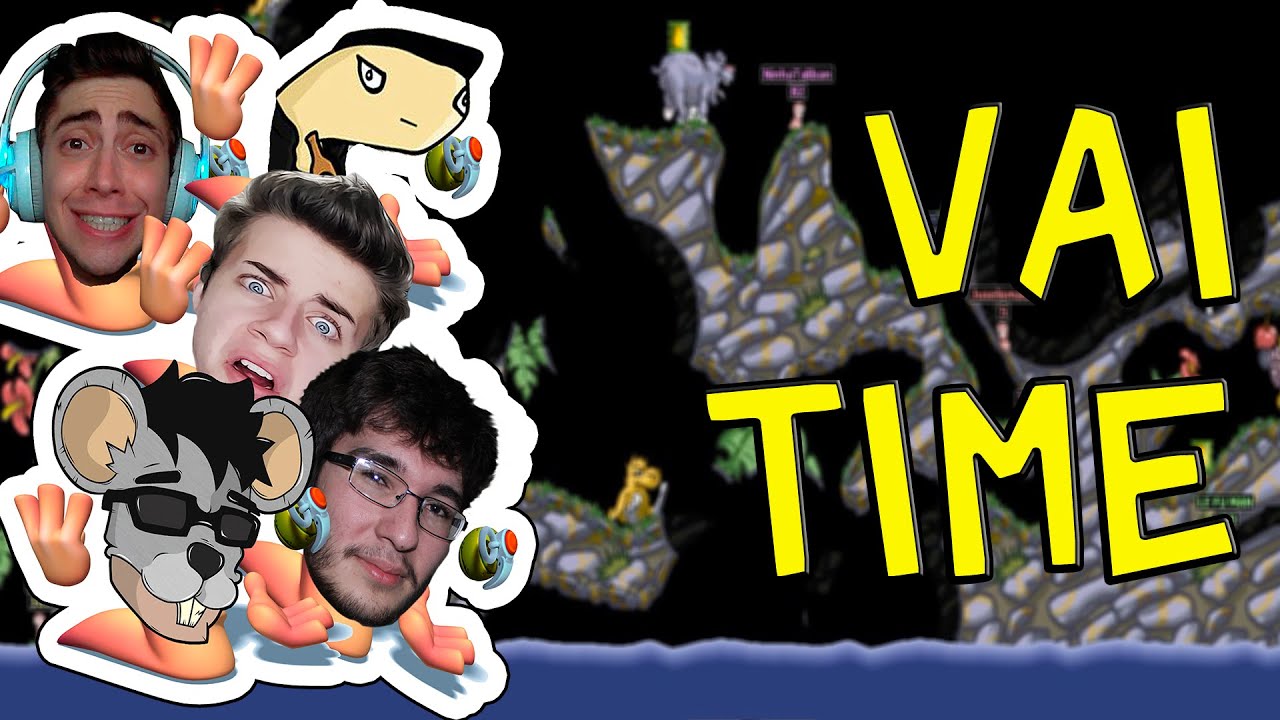 Vai Time - WORMS: ARMAGEDDON - Com Rato Borrachudo