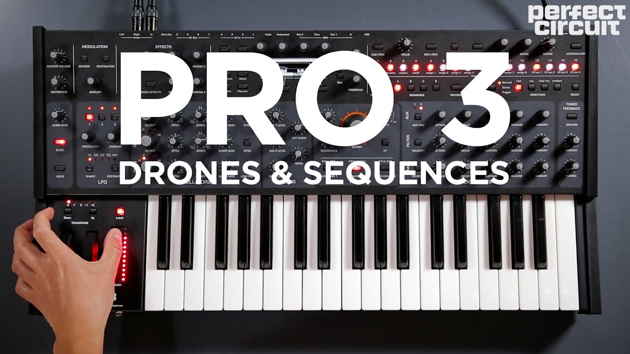 Sequential Pro 3 Sequencer & Drone Patch Sounds