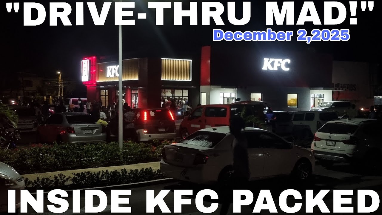 Вы не поверите, какой хаос царил на открытии KFC в Марк-Бэе! | Городской центр Морант-Бэй, Сент-Т...