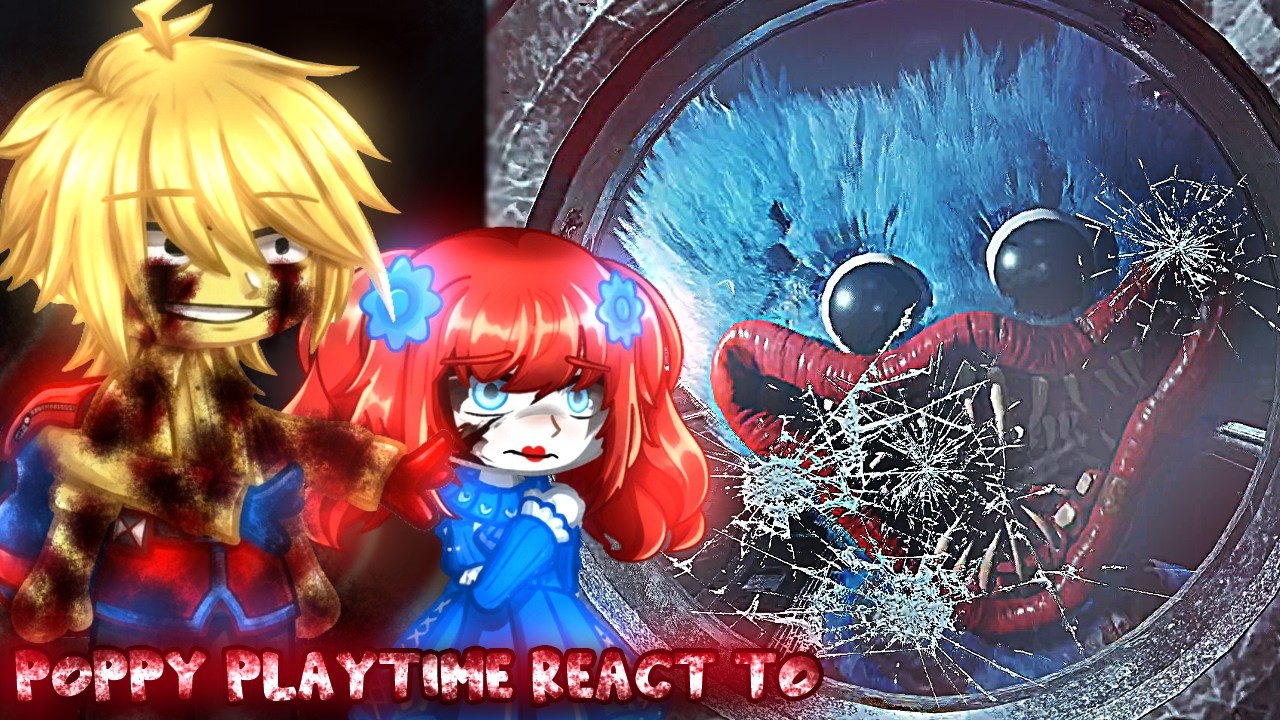 Poppy Playtime React To Chapter 5 GAMEPLAY GC || Gacha Reacts ||