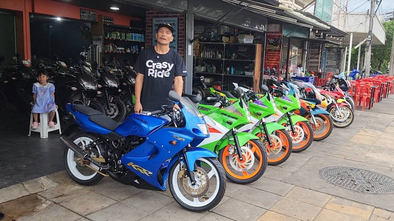รถเก่ายุค90 สวยมากถูกใจทุกคัน #ฟ้าใสไรเดอร์ #วัยรุ่น90 #kr150 