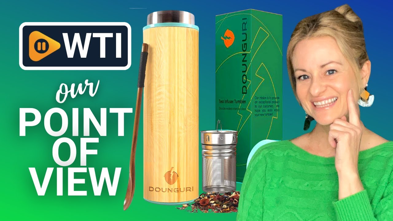 DOUNGURI Bamboo Tea Tumbler Mugs | Our Point Of View