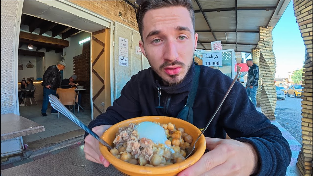 Je teste un plat très POPULAIRE en Tunisie 🇹🇳 (Lablabi)