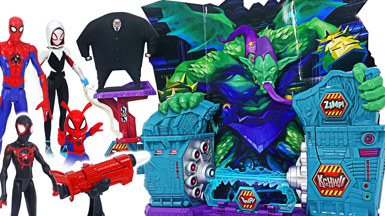 Spider-Man: Into the Spider-Verse super collider with Miles Morales! | DuDuPopTOY