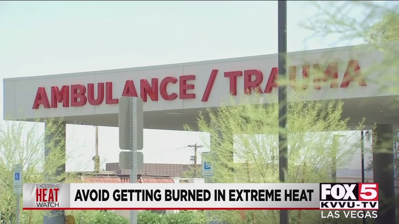 Doctors warn of burns from asphalt as heat wave hits US West