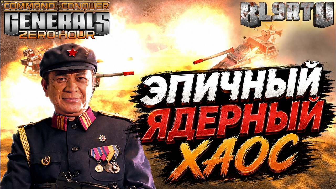 ВСЁ ВЗРЫВАЕТСЯ И ПОВСЮДУ РАДИАЦИЯ!!! Самый ЗРЕЛИЩИНЫЙ ЯДЕРНЫЙ МАТЧ в Generals Zero Hour