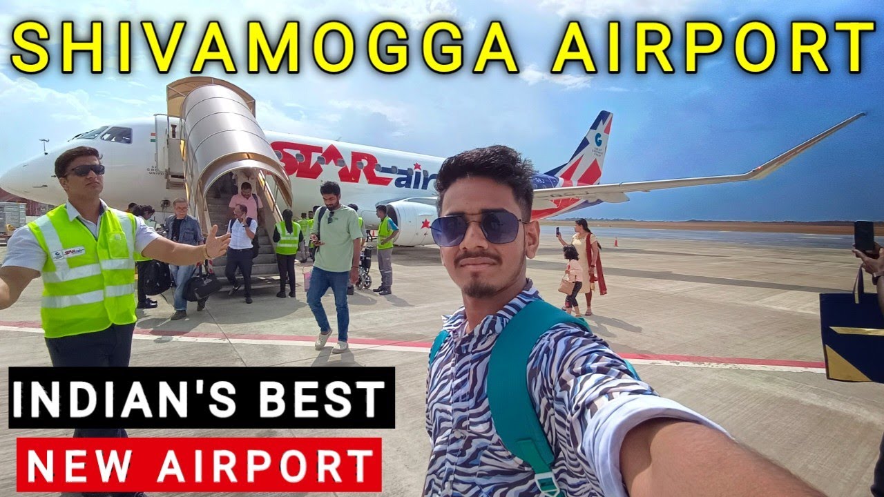 Shivamogga Airport || Full Details Karnataka New airport  Shivamogga to Goa Star Air Flight Journey