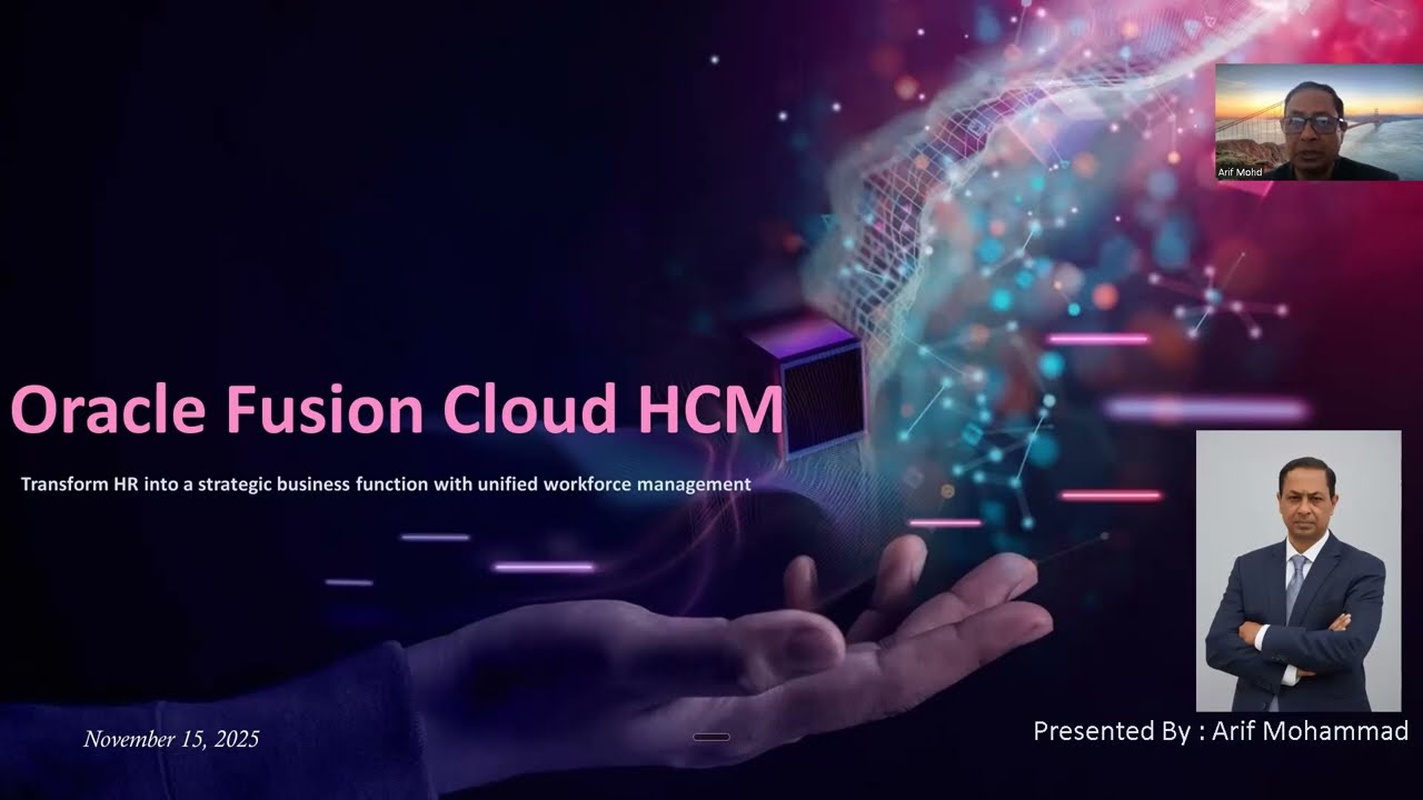 Oracle Fusion Cloud HCM – Digital Transformation Keynote (For Freshers & Professionals)