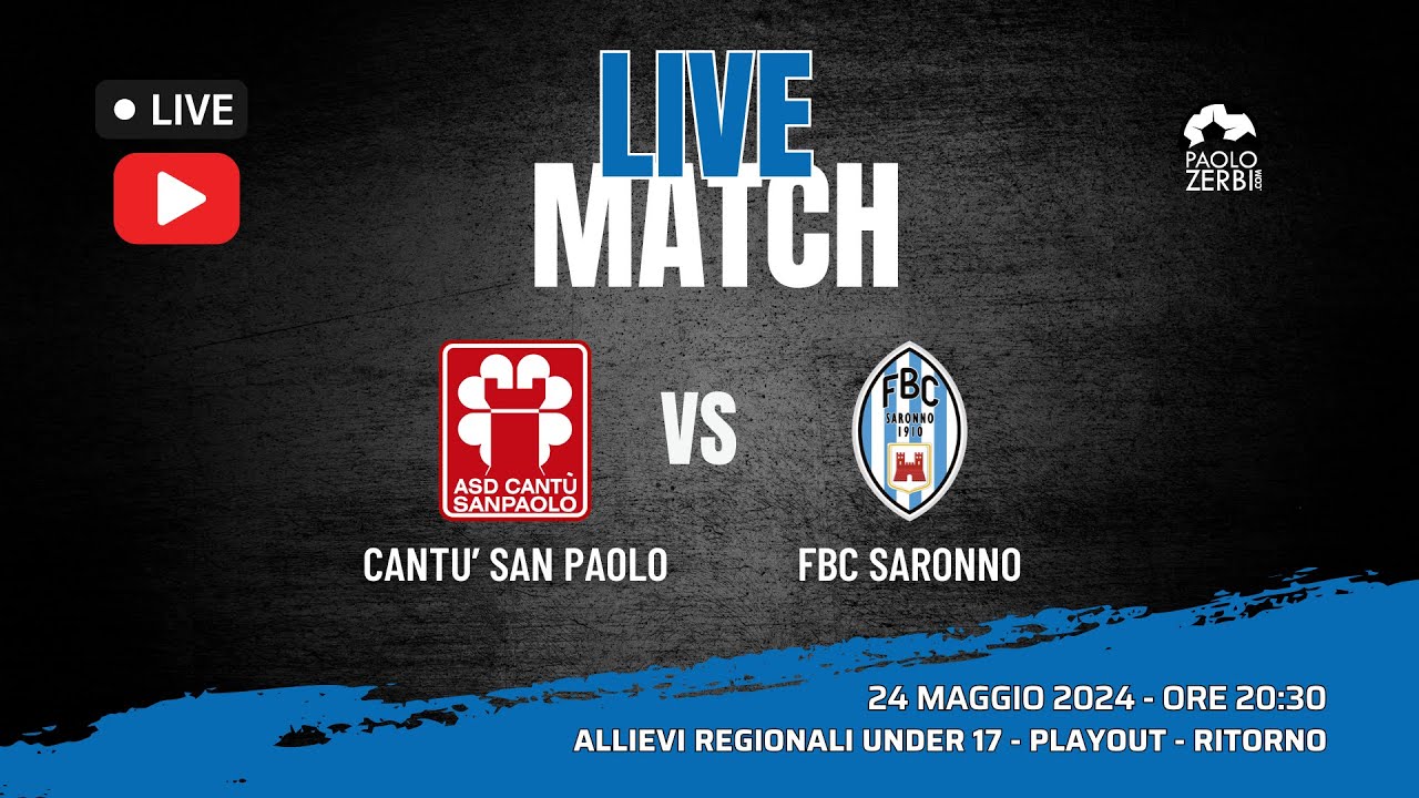 Cantù San Paolo - FBC Saronno - Allievi Under 17 - Playout ritorno