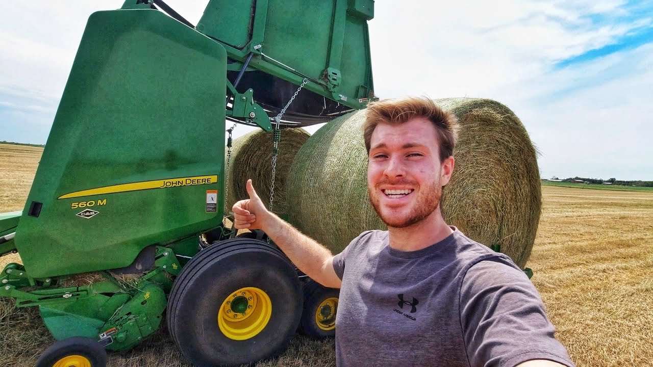 Baling in 100 Year Record Drought!