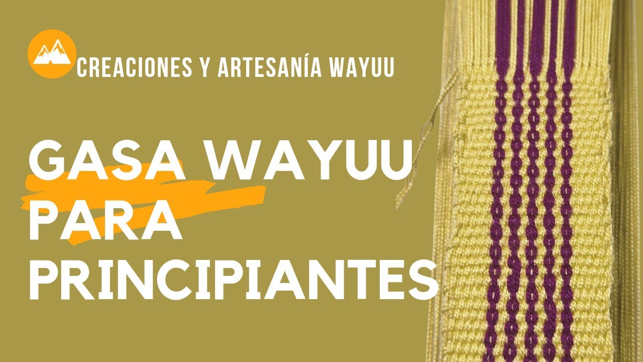 COMO HACER UNA GASA WAYUU EN TELAR FACIL Y SENCILLA //principiantes