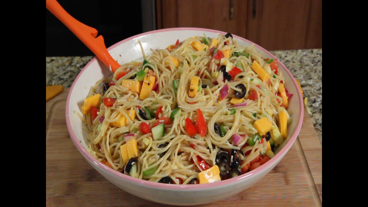 Spaghetti Salad - SALADS & SLAWS