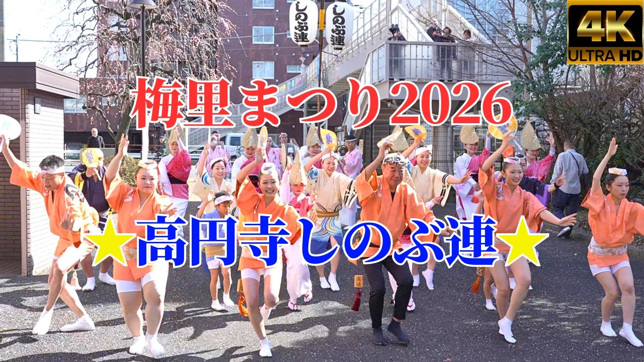 梅里まつりを彩る★しのぶ連★高円寺の粋が舞う！