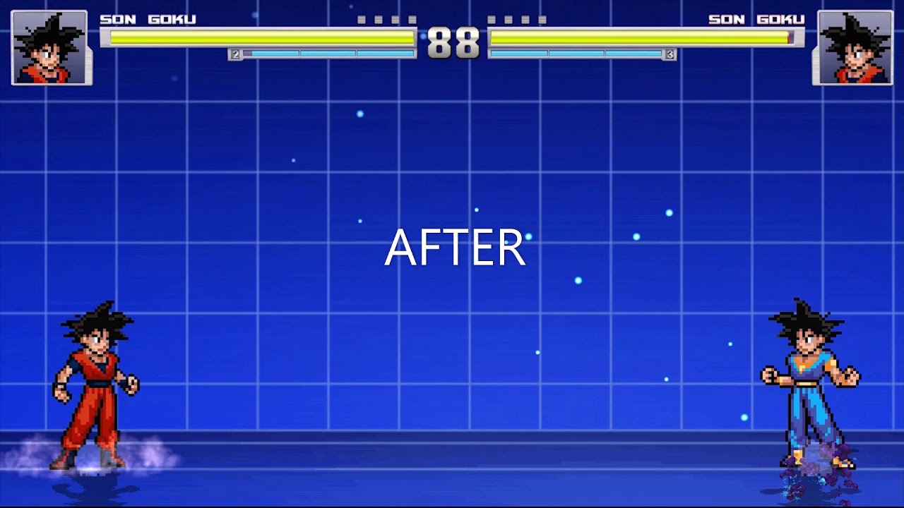 [M.U.G.E.N]  Goku DR (alpha) Ki Spheres update