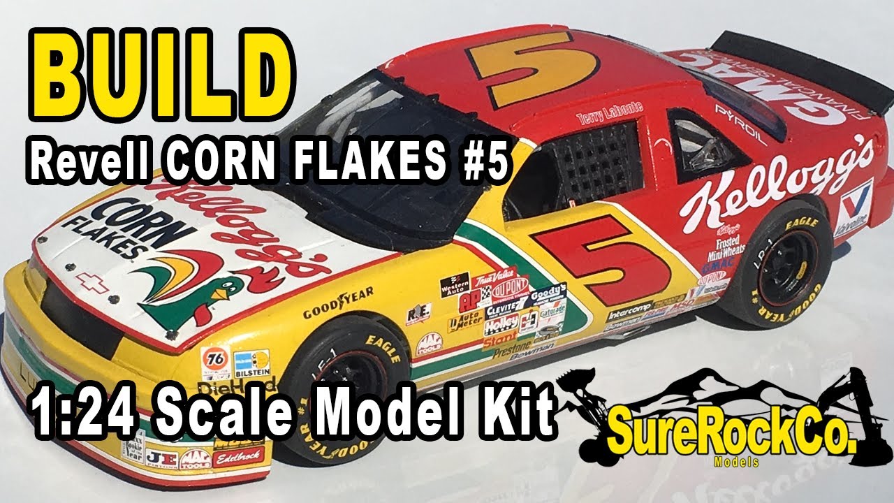 Build Monogram CORN FLAKES #5 Terry Labonte 1:24 NASCAR model kit 1994