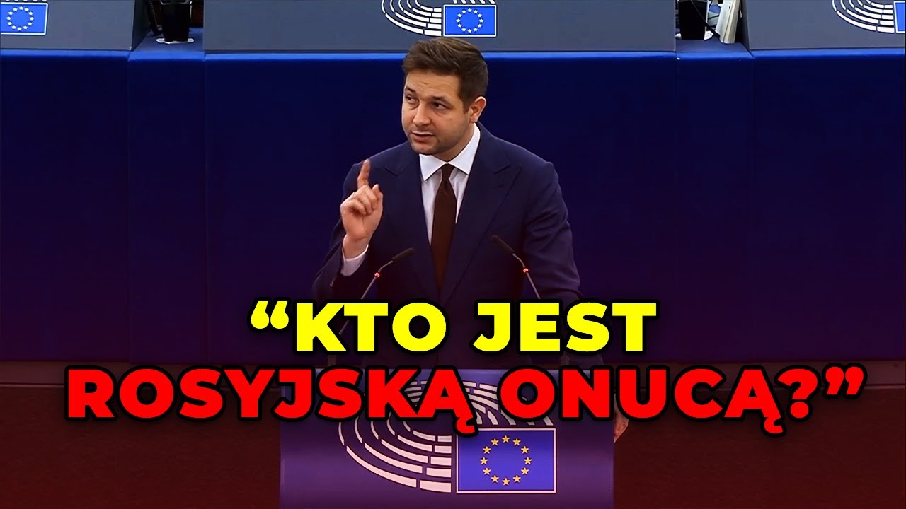 Patryk Jaki pyta: kto jest rosyjską onucą? Szokujące wystąpienie w Parlamencie Europejskim