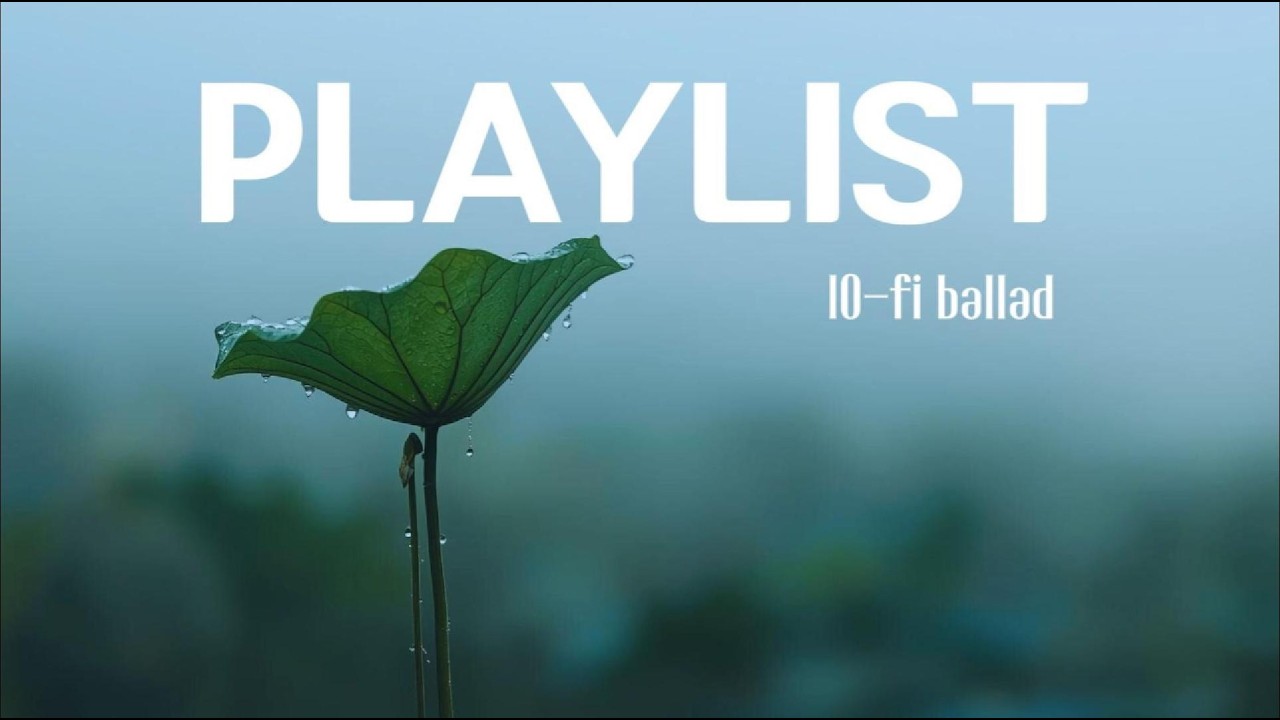 나의 하루 배경음악BGM🎧PLAYLIST🎼부드러운 로파이 발라드_팝송_연속듣기_하루마무리_새벽감성_카페음악