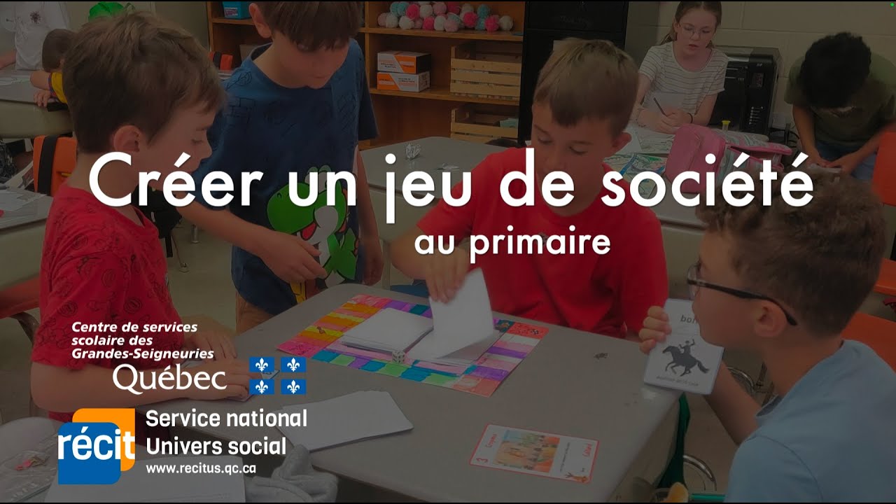 Créer un jeu de société au primaire