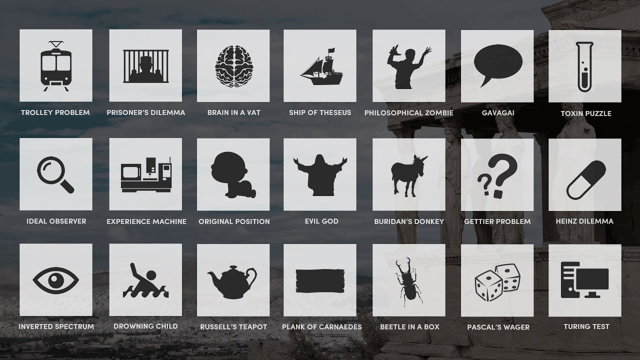 Every Thought Experiment Explained in 16 Minutes