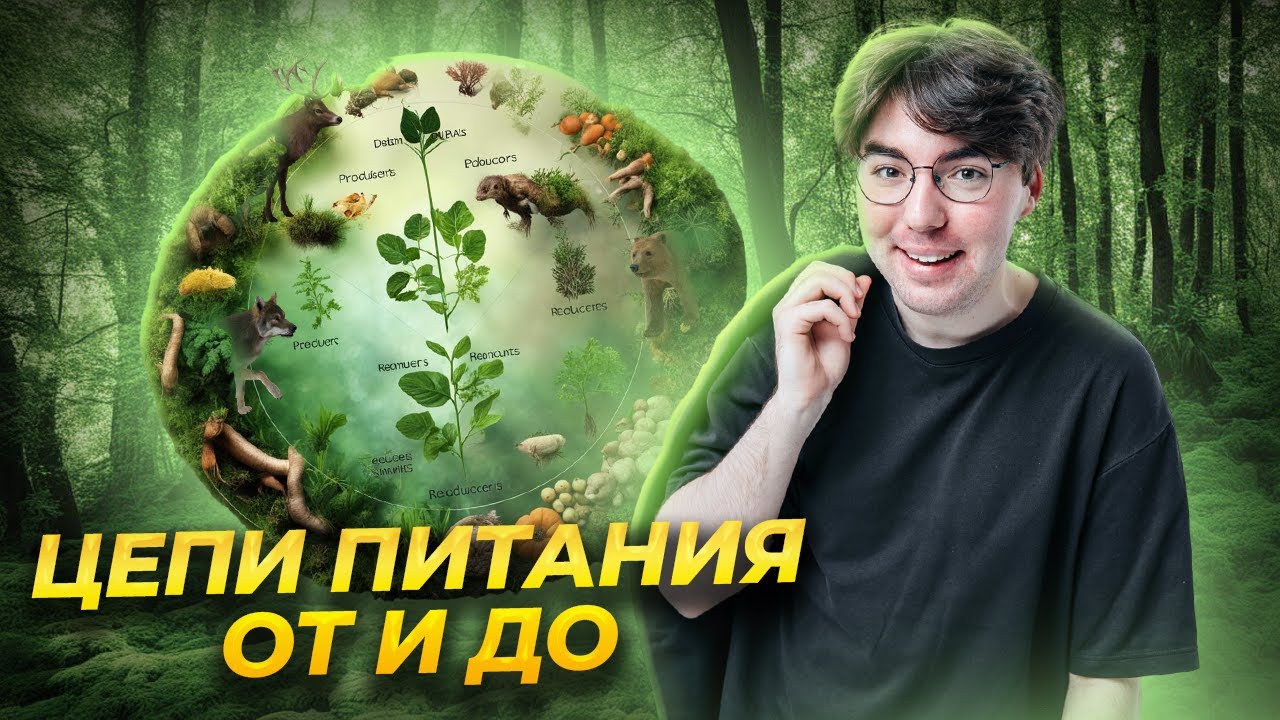 Продуценты, консументы, редуценты | 19 задание| Биология ОГЭ 2025 Умскул