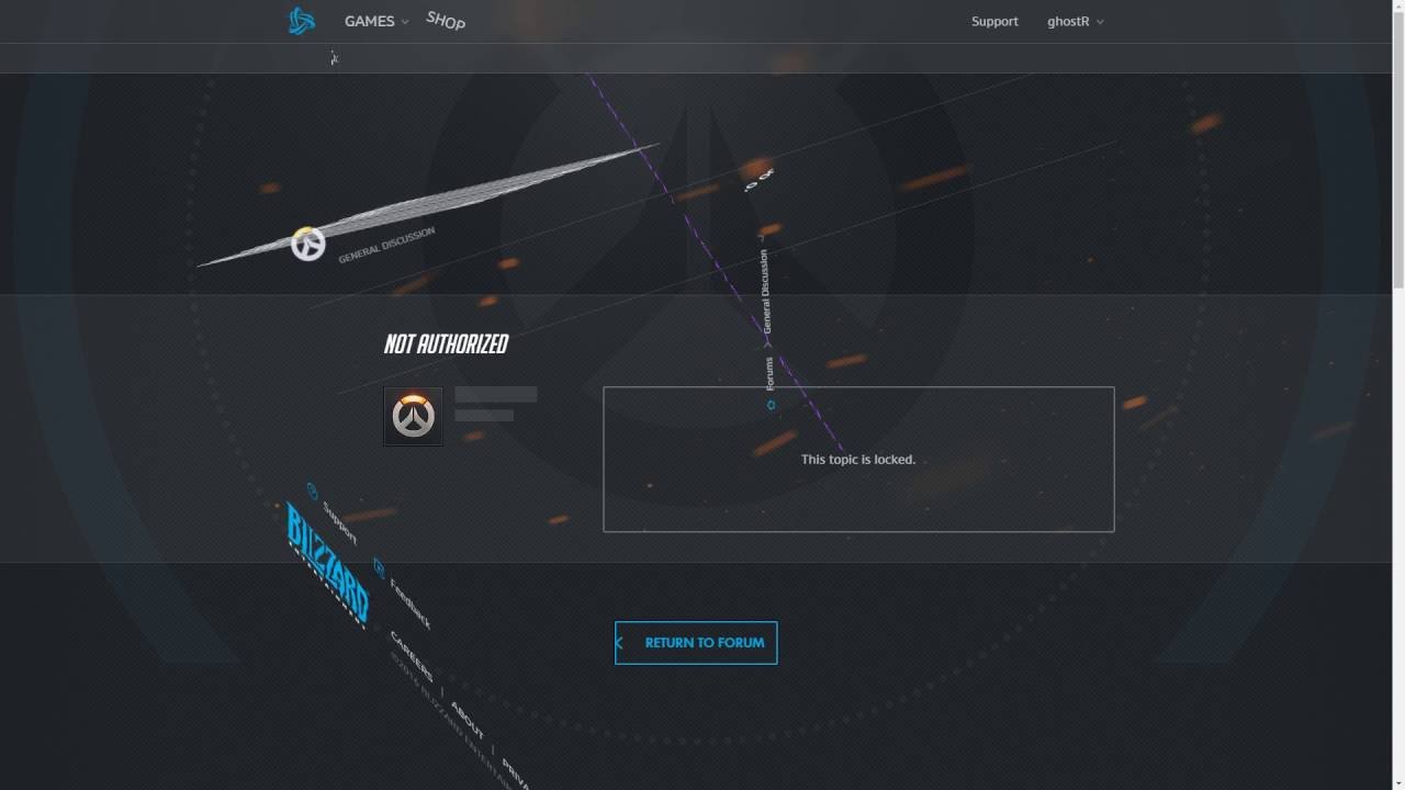 Overwatch Forums Glitching Page - Skycoder