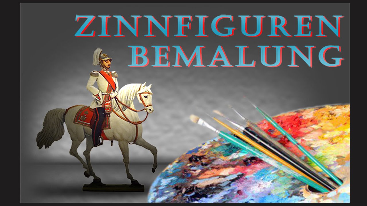 Zinnfiguren Bemalung. Flache Zinnfiguren (Flat tin Figure)