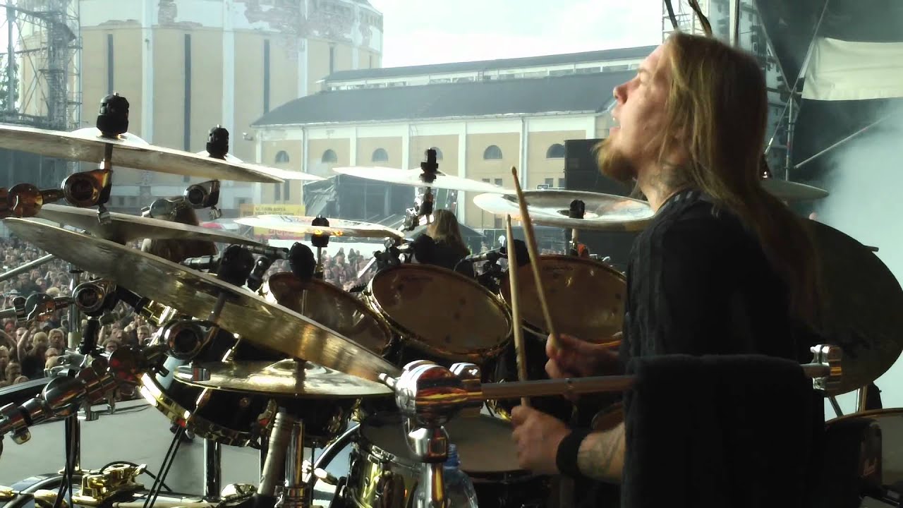 Pearl Artist Fredrik Andersson/Amon Amarth Drum Cam Tuska 2011 - War Of The Gods