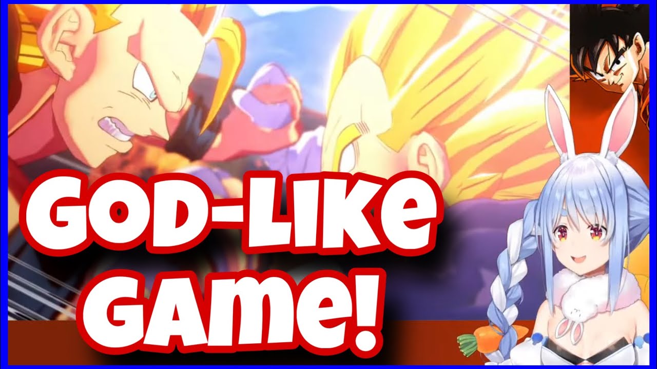 Pekora's reaction to Goku and Vegeta's last fight in Dragon Ball Z Kakarot