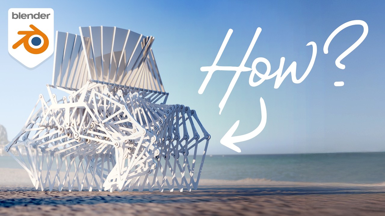 COMPLEX Rig Made EASY - Rigging a Strandbeest - A Blender tutorial