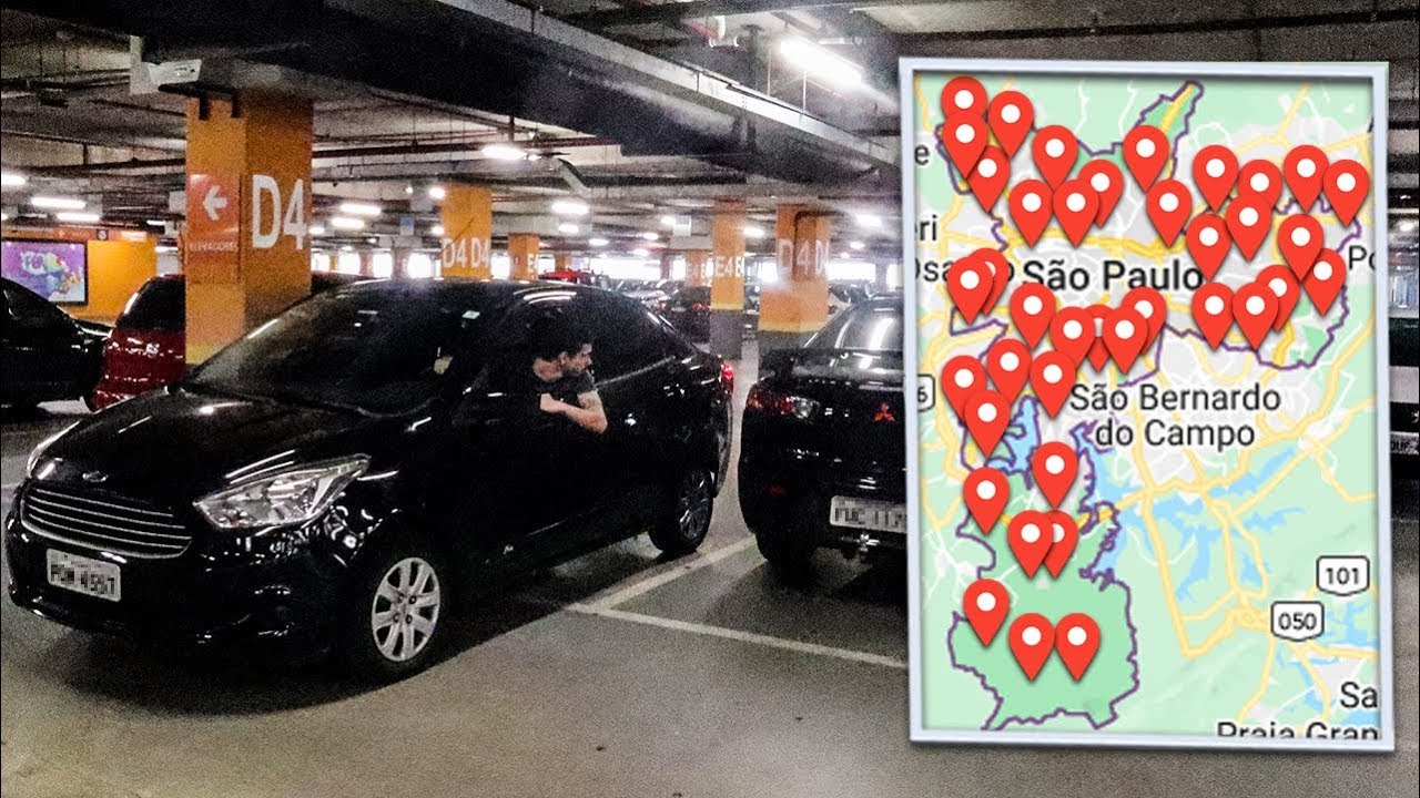 Fui em TODOS os Shoppings de SP só pra Estacionar o carro e IR EMBORA