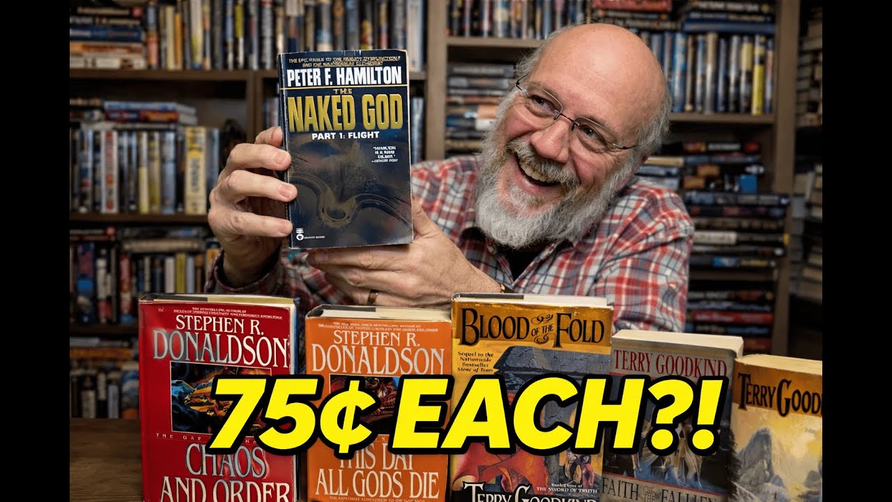 👉 I Found THESE Books for 75¢ Each… Thrift Store Treasure Hunt!