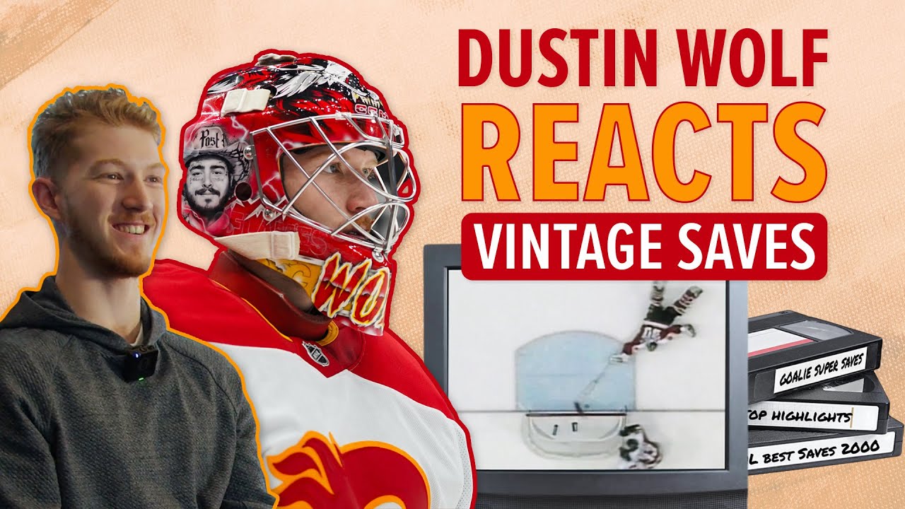 Dustin Wolf Reacts To Great Saves of the Quarter Century