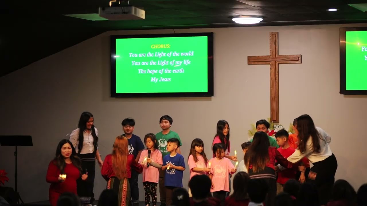 First Montagnard church Christmas.