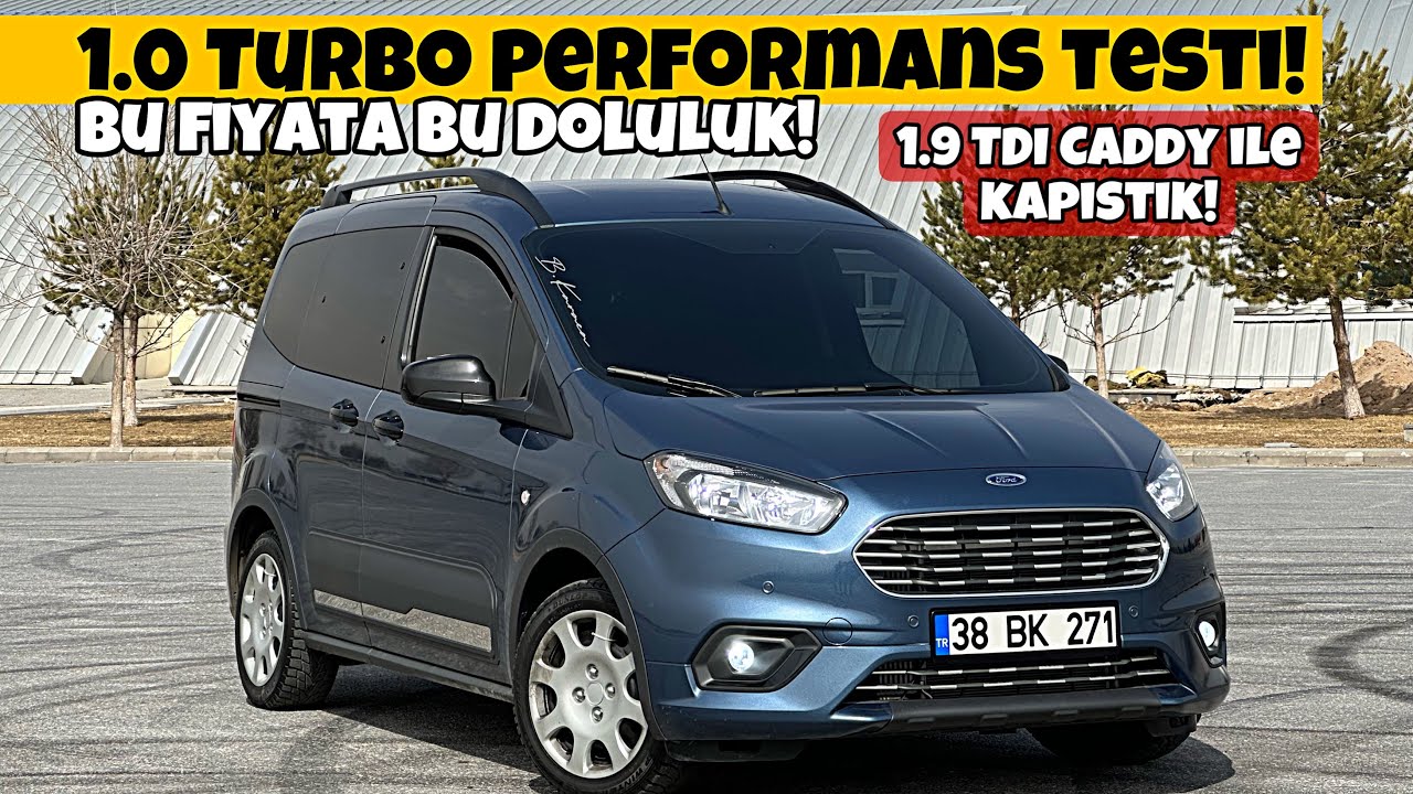 Dizelden İyi Mi? | Ford Courier 1.0 Turbo Ecoboost Performans Testi | Otomobil Günlüklerim