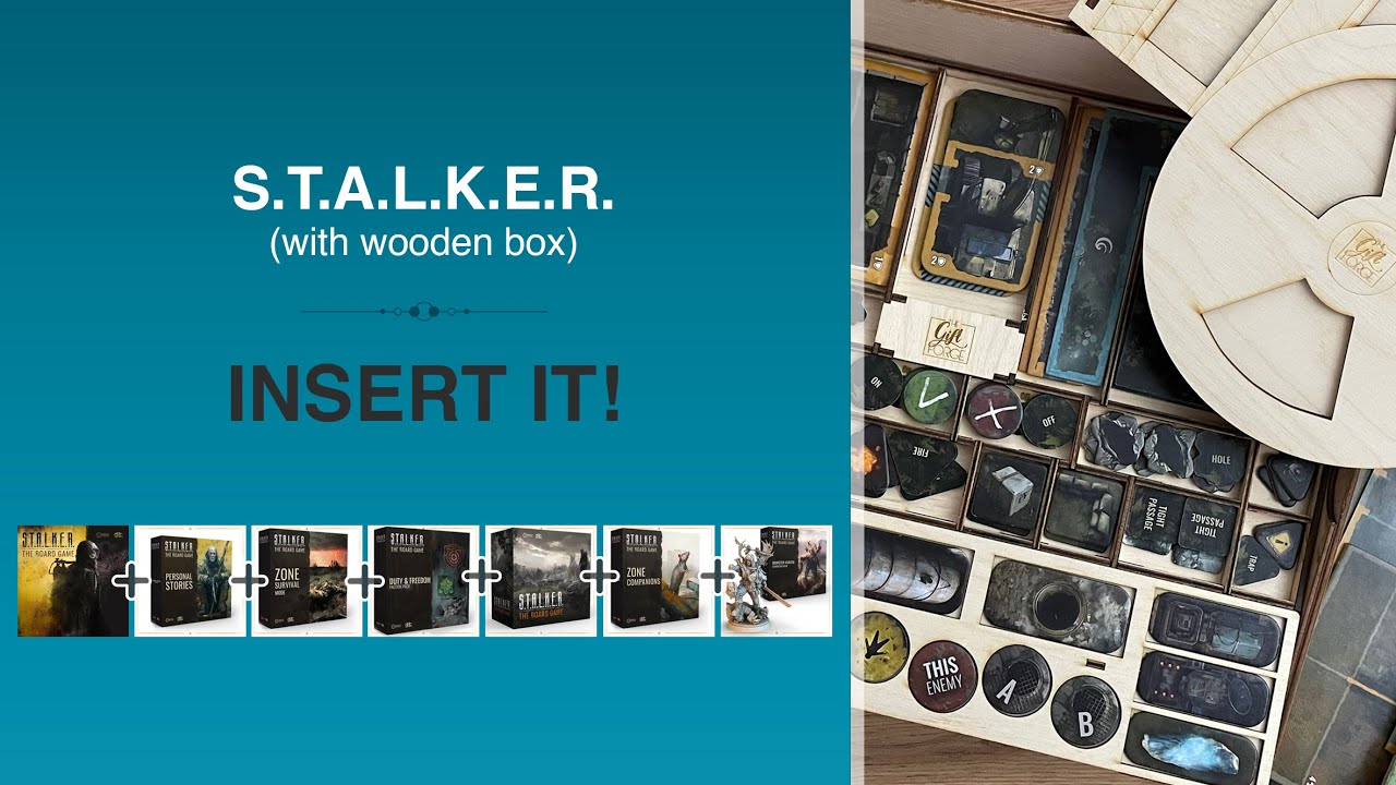 Insert it! S.T.A.L.K.E.R. all-in insert with wooden box // Rendezd be! S.T.A.L.K.E.R. (fadobozzal)