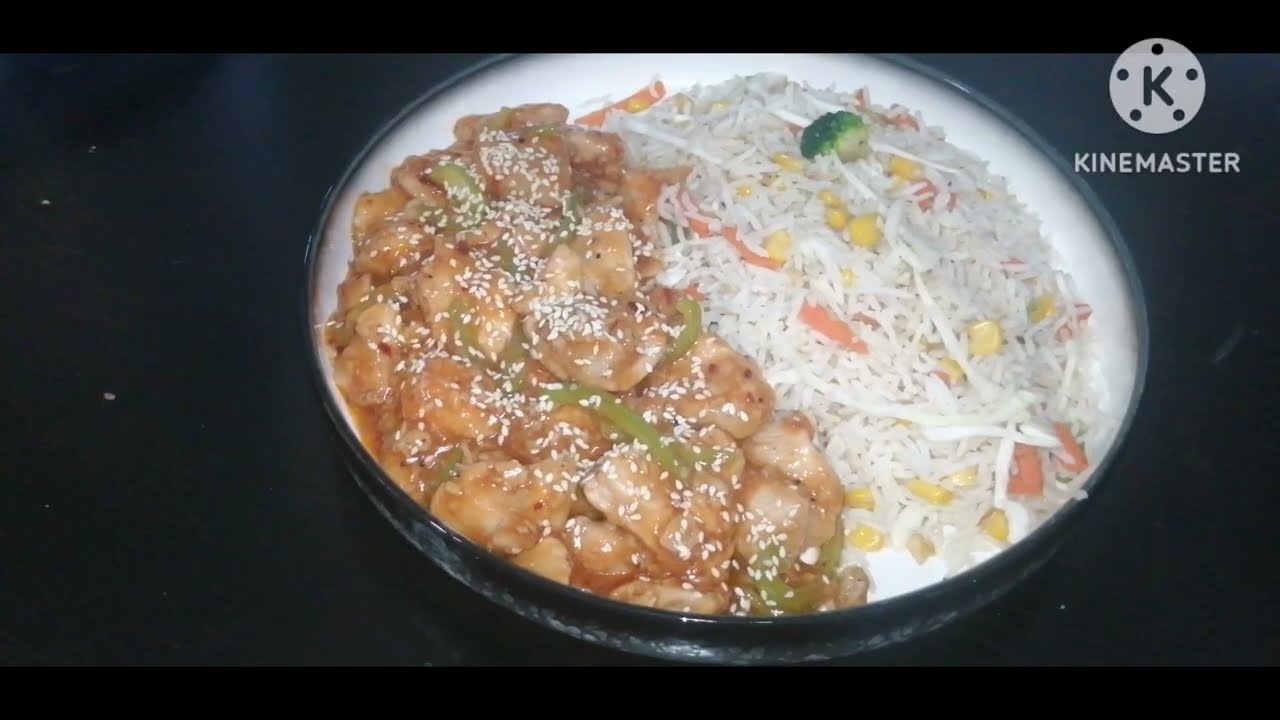 MONGOLIAN CHICKEN WITH FRIED RICE BY @life365days 